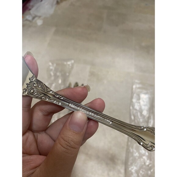 new Reed & Barton SHUBERT Stainless 18/10 Glossy salad fork and lasagna server - Picture 11 of 12